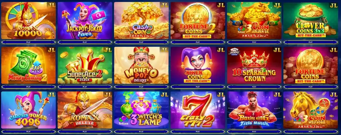 Methspin pokies selection interface